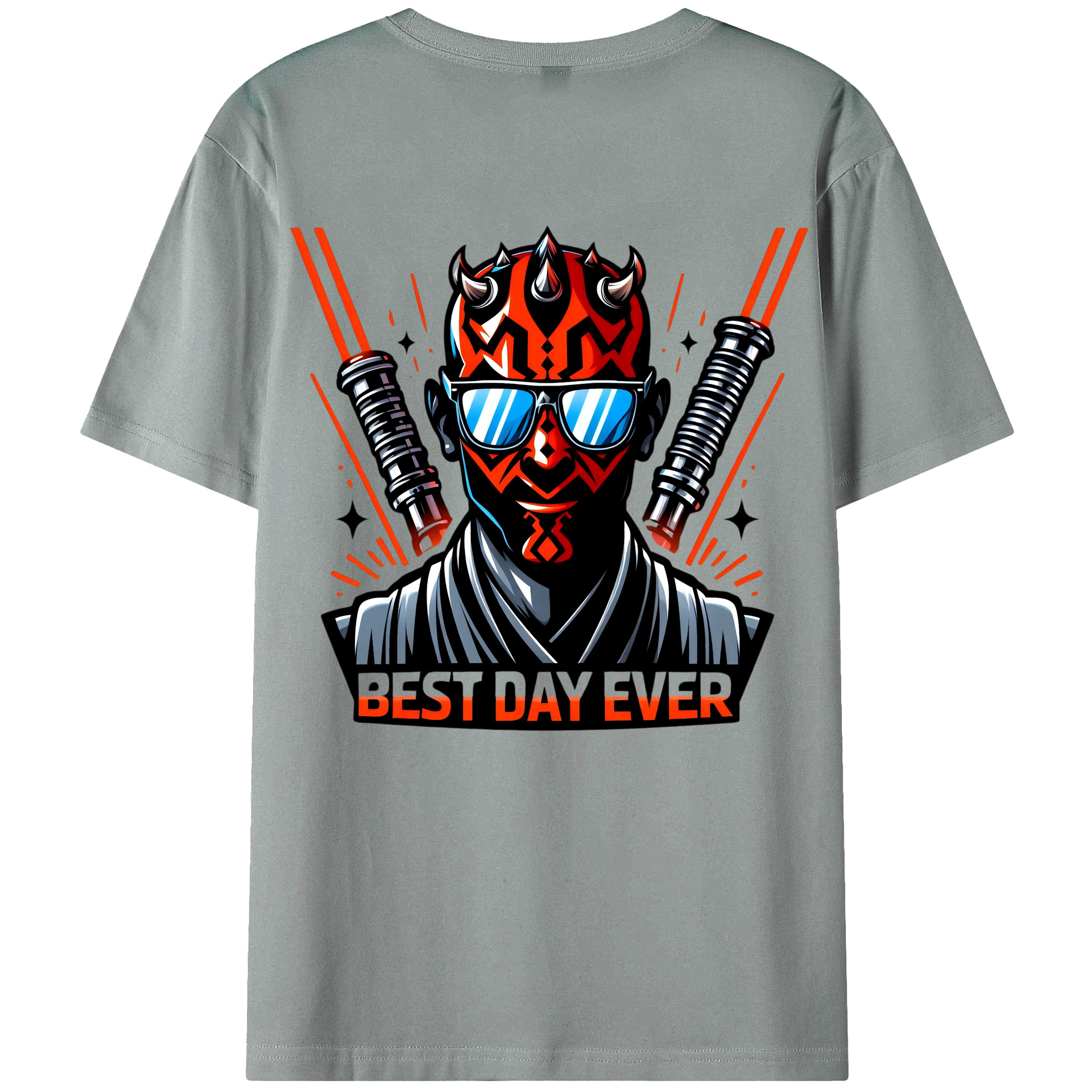（画像用） スター・ウォーズ Star Wars 綿100％ メンズ半袖Tシャツ（バックプリント） 通気性